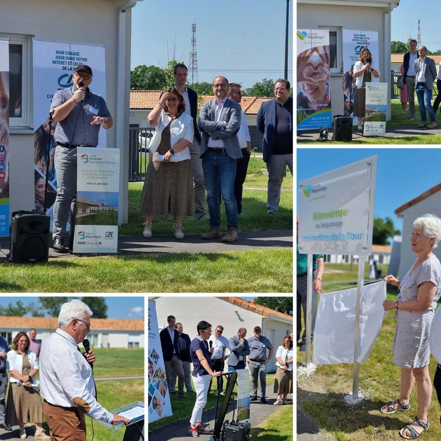 Discours d'inauguration du b&eacute;guinage de Montmorillon