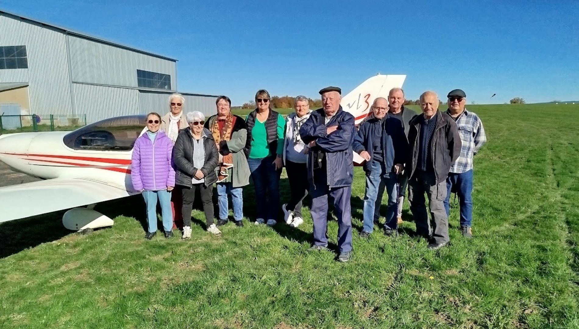 Les habitants du béguinage de Paray-le-Monial vivent leur première sortie en ULM