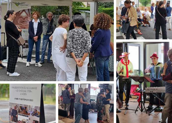 Inauguration du b&eacute;guinage d'Agen