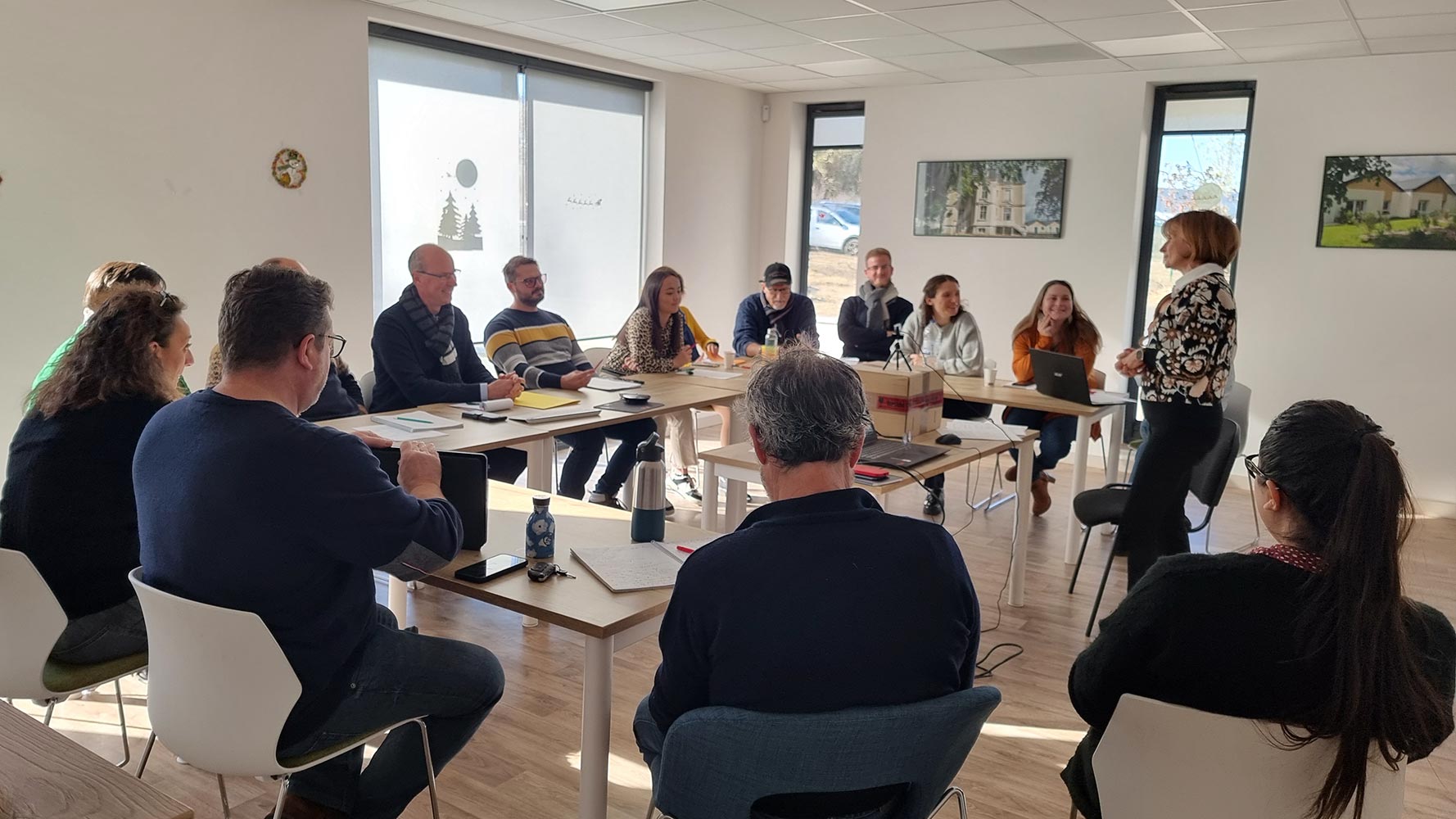 Intervention de Catherine Bernard, en charge du P&ocirc;le Sant&eacute; et Bien vieillir au sein de l'association Vivre en B&eacute;guinage